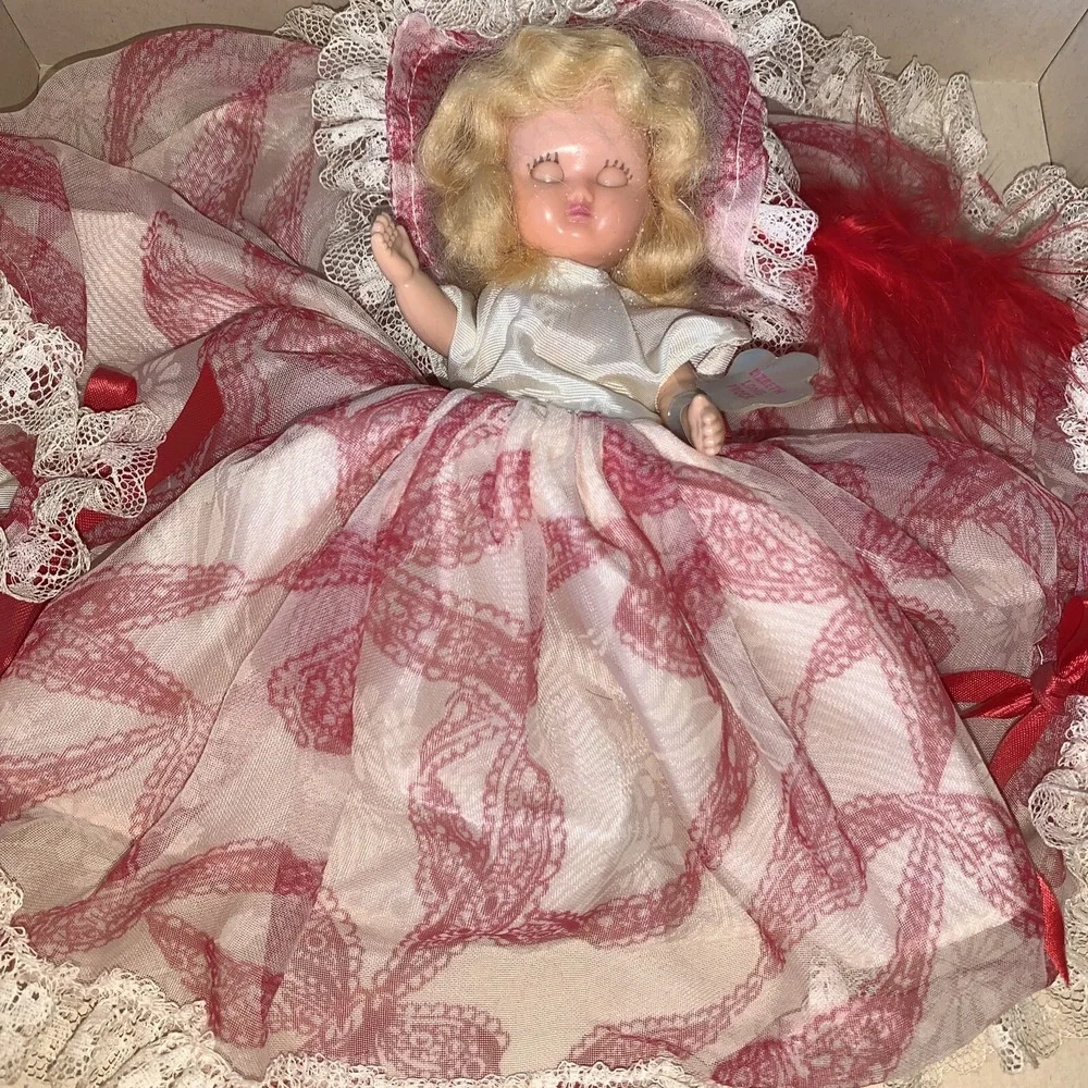 Vintage‎ Hollywood 5 Inch Doll Lizbeth Long Frock Nursery Rhymes Sleepy Eyes +
